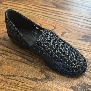 Cynthia Rowley Black Woven Flats